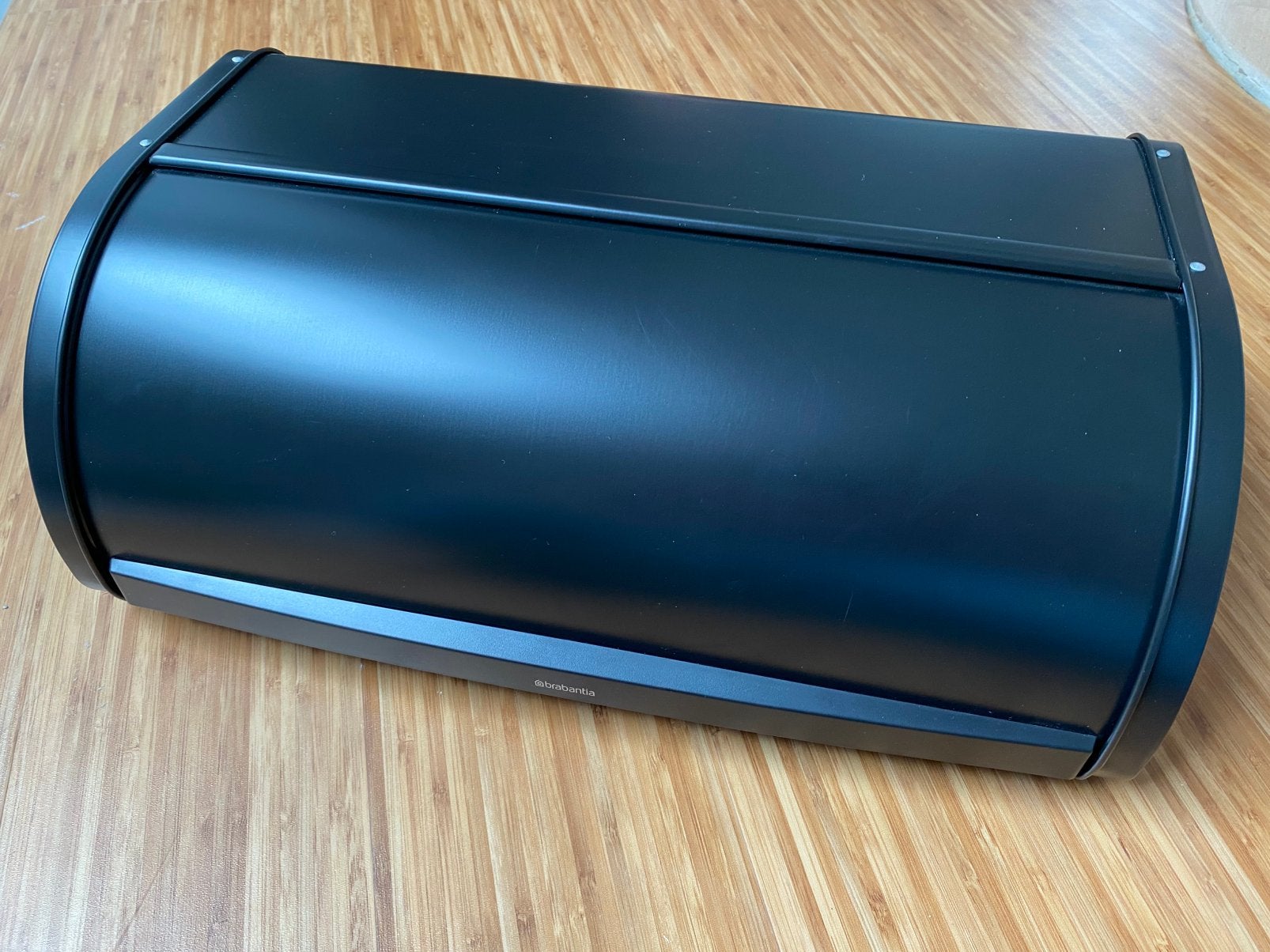 Brabantia broodtrommel, Huis en Inrichting, Ophalen, Zo goed als nieuw, Zwart, Metaal