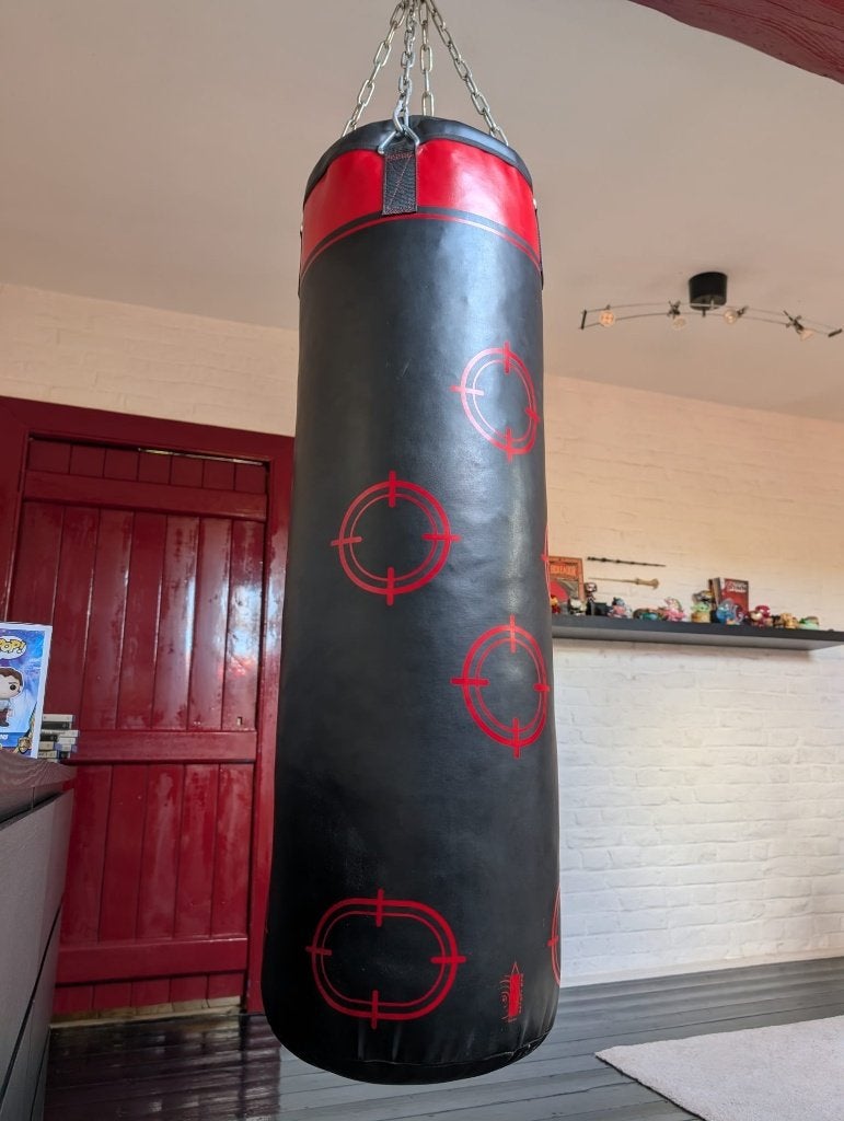 SAC DE FRAPPE DOMYOS / QUASI NEUF, Enlèvement, Comme neuf, Sac de boxe