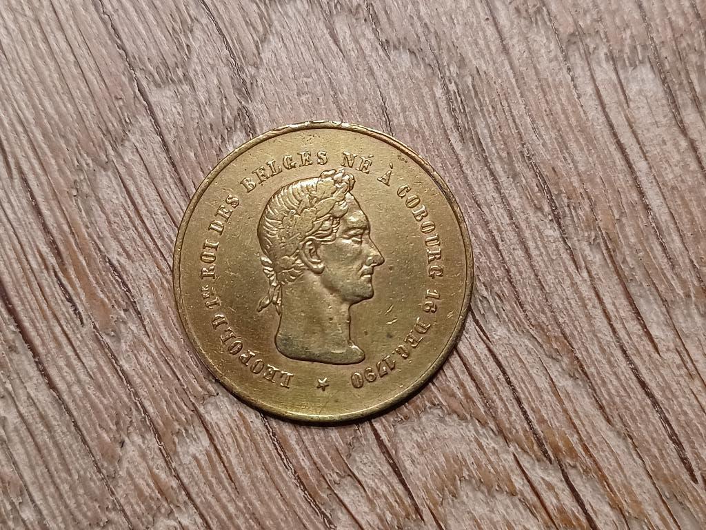 1865 penning overlijden van leopold 1 zeldzaam, Ophalen of Verzenden, Overige materialen
