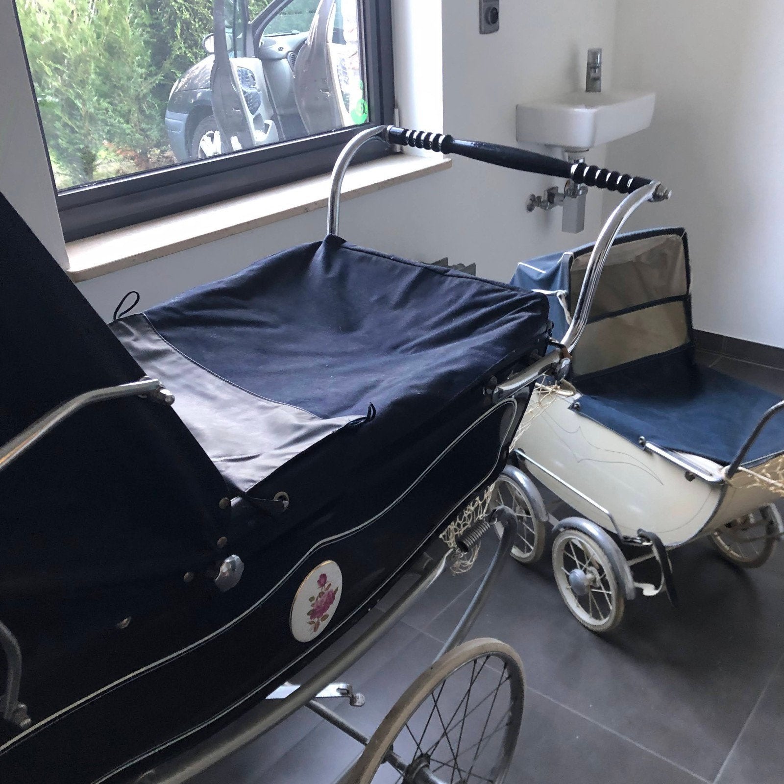 vintage kinderwagen plus poppenwagen, Kinderen en Baby's, Ophalen, Kinderwagen