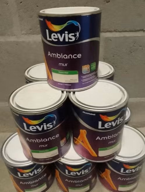 Levis Ambiance extra mat witte haai 1 L (15 euro / liter), Neuf, 10 à 15 litres, Enlèvement, Peinture