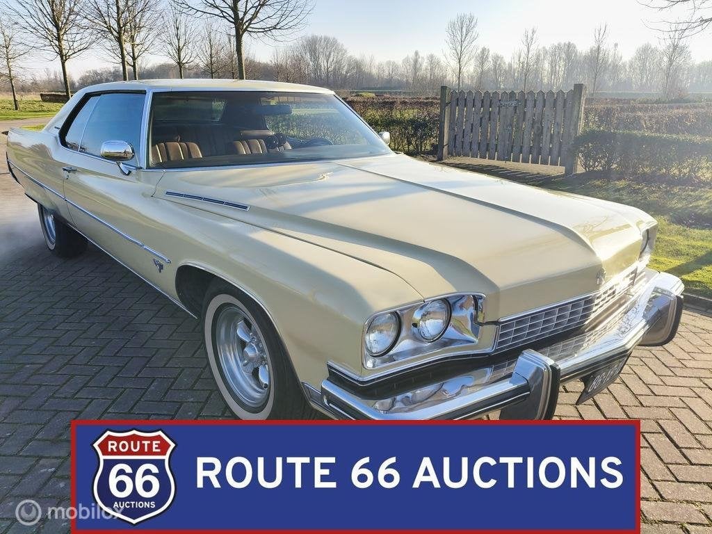 Buick Electra 225 Coupe | 1973 | Route 66 Auctions, Auto's, Zwart, Bedrijf, Handgeschakeld, Buick