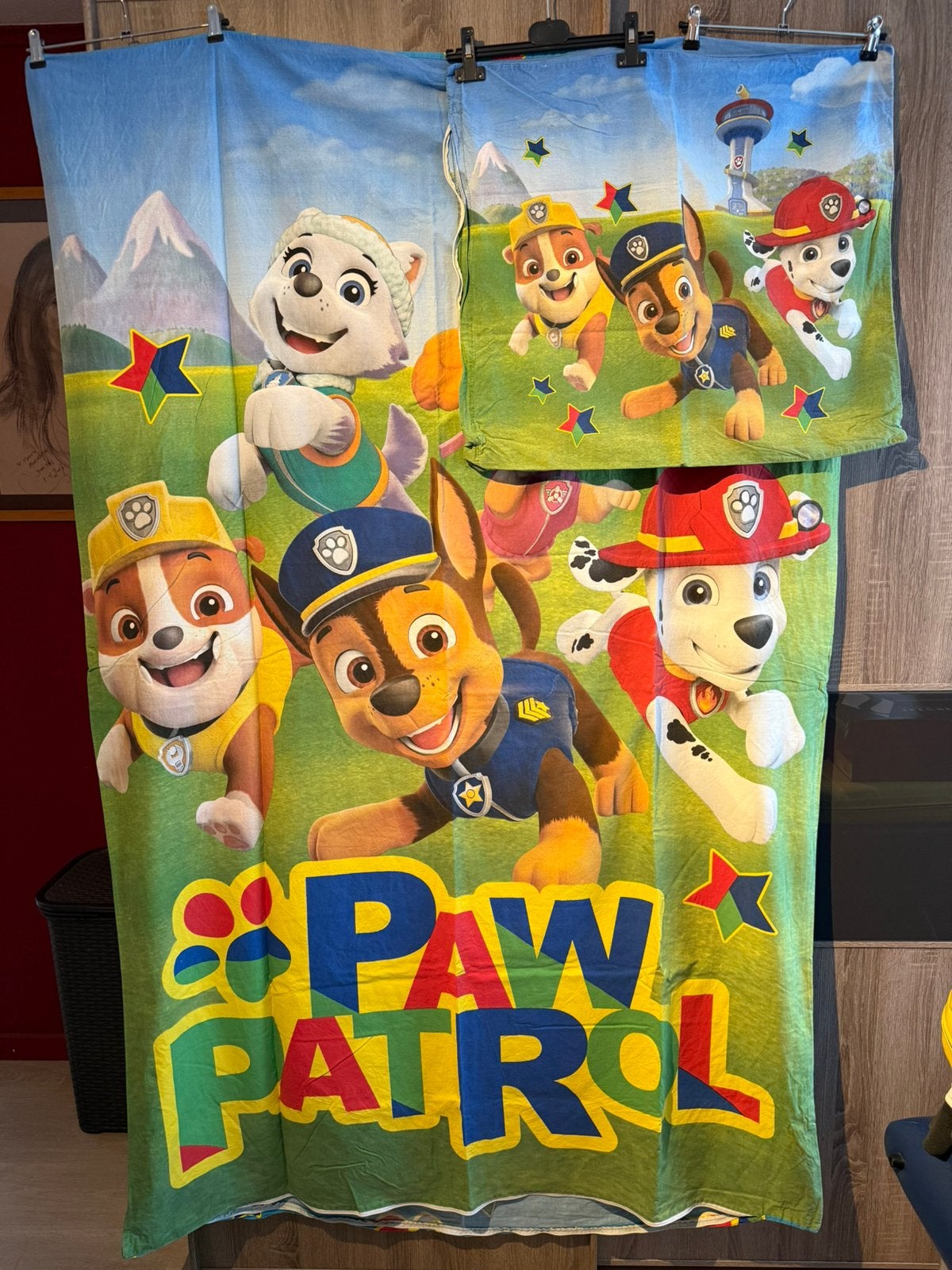 Dekbedovertrek Paw Patrol, Kinderen en Baby's, Ophalen of Verzenden, Gebruikt, Jongetje of Meisje, Dekbedovertrek