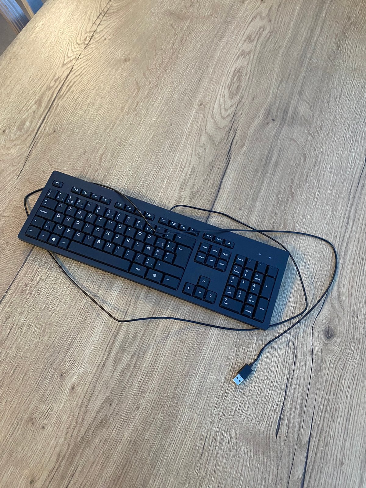 HP 125 toetsenbord met draad., Computers en Software, Ophalen of Verzenden, Azerty, Nieuw, Bedraad