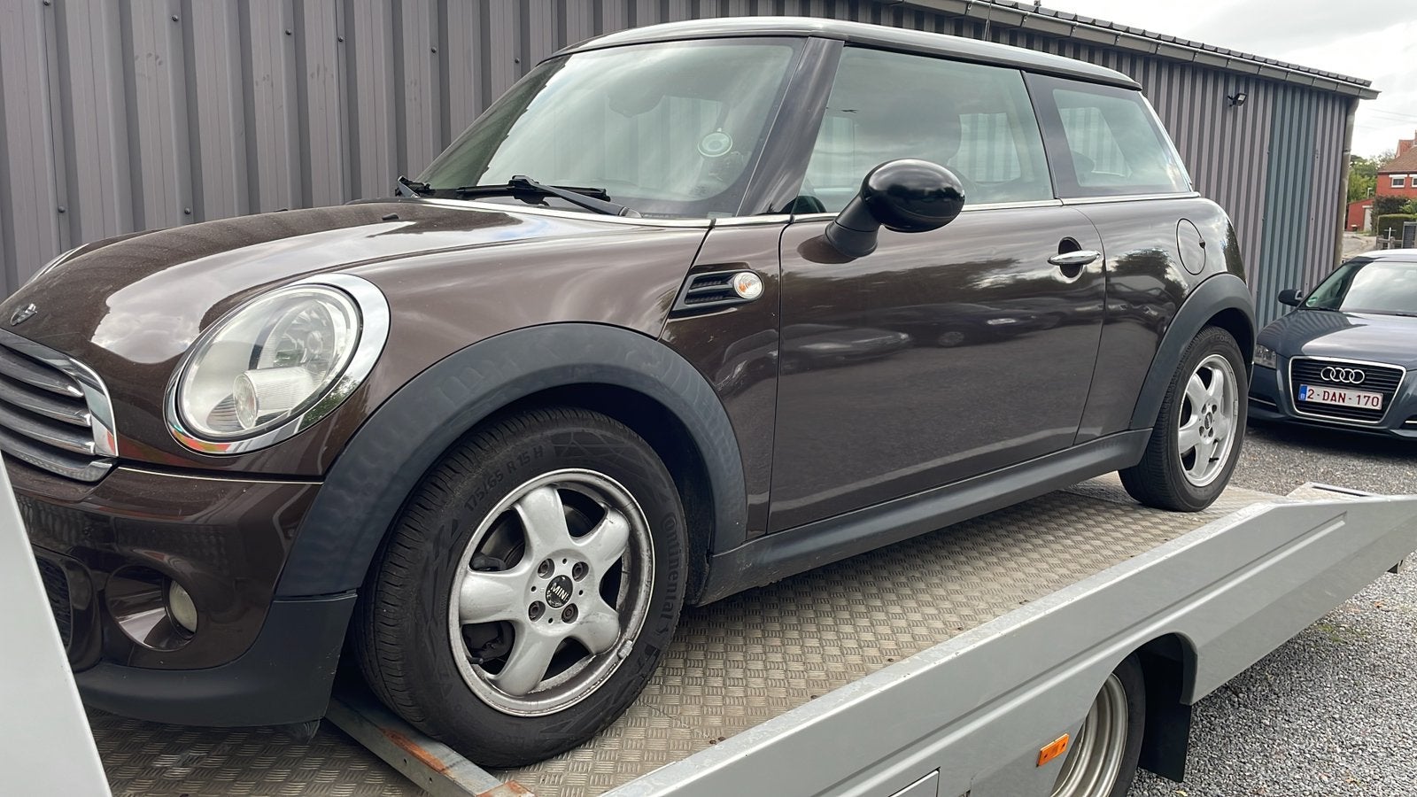 Mini Cooper S :Diesel met defecte motor 2011, Auto's, Voorwielaandrijving, 4 cilinders, Bruin, 1600 cc