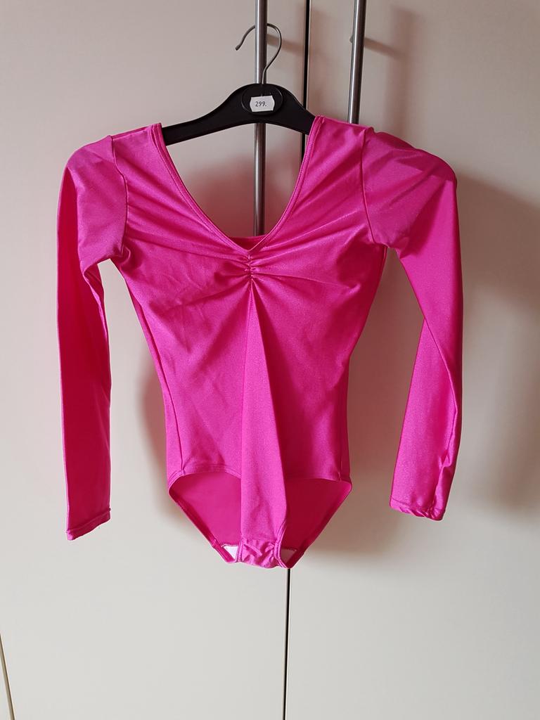 Turnpakje kind, roze, van schouder naar beneden 56cm,, Enlèvement, Comme neuf, Rose, Maillot de gymnastique