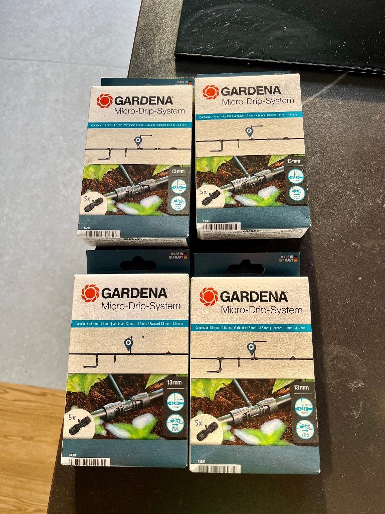 Gardena Micro-Drip System - Connector 13 mm - 4.6 mm (13204), Enlèvement, Neuf