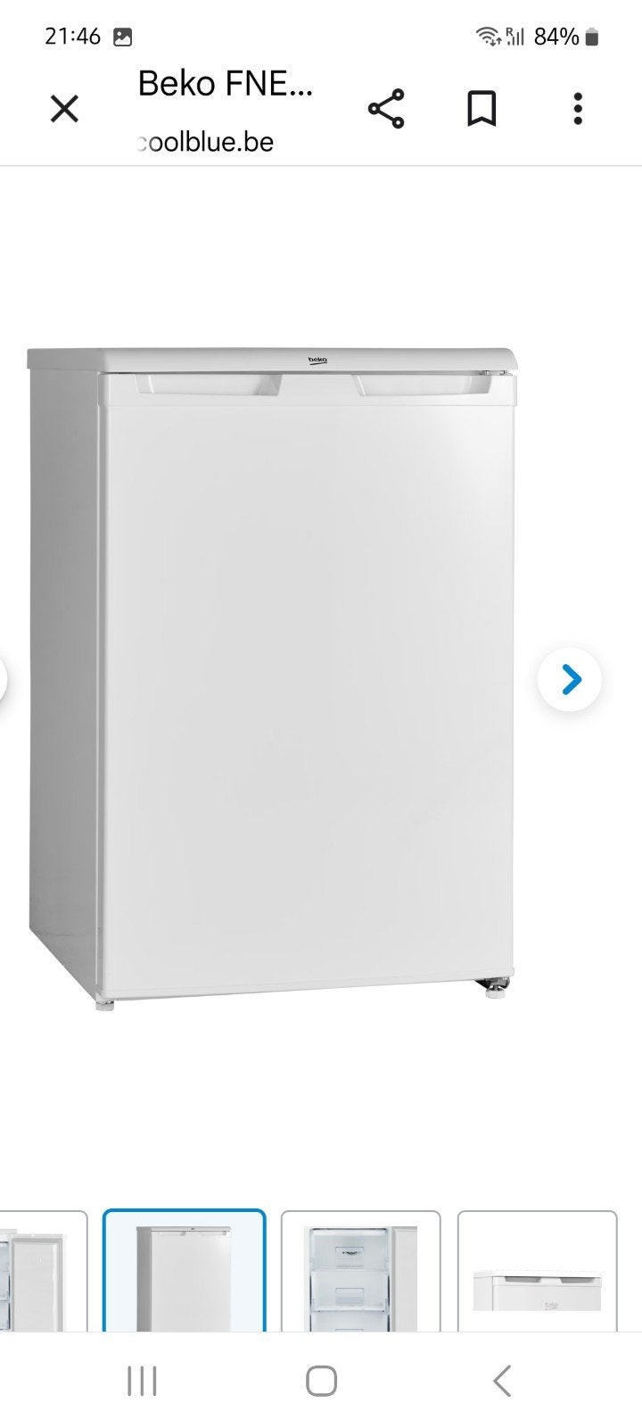 Beko vrieser, Elektronische apparatuur, Vriezers en Diepvrieskisten, Ophalen