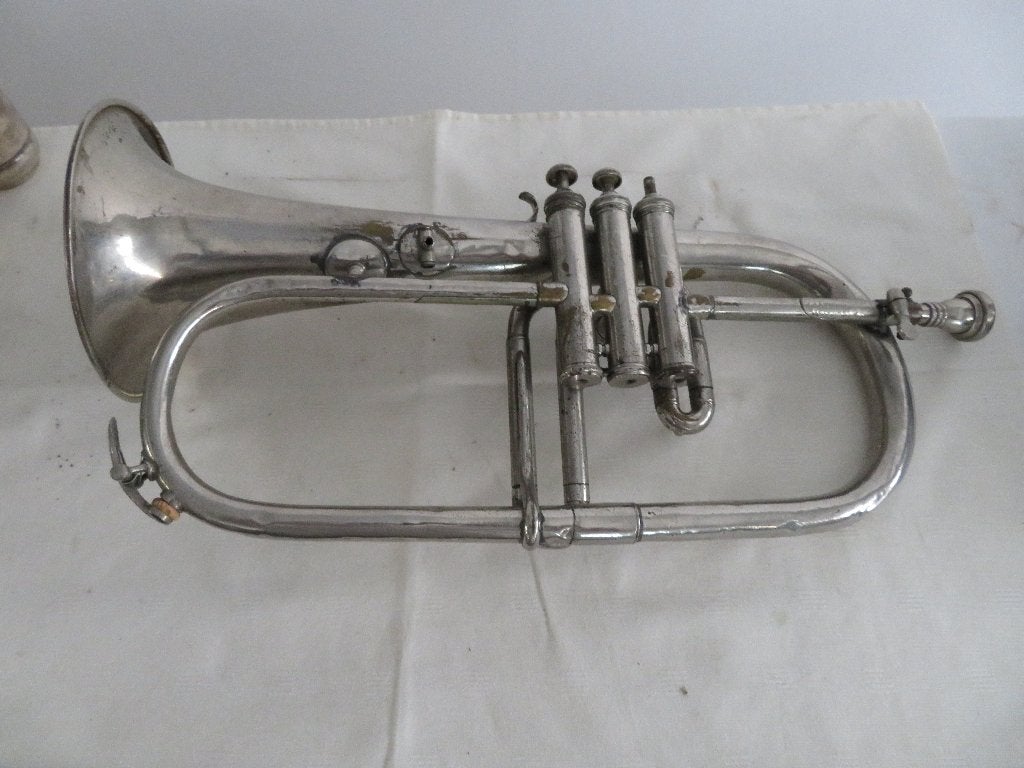bugel, restauratieproject, pistons werken, Musique & Instruments, Enlèvement