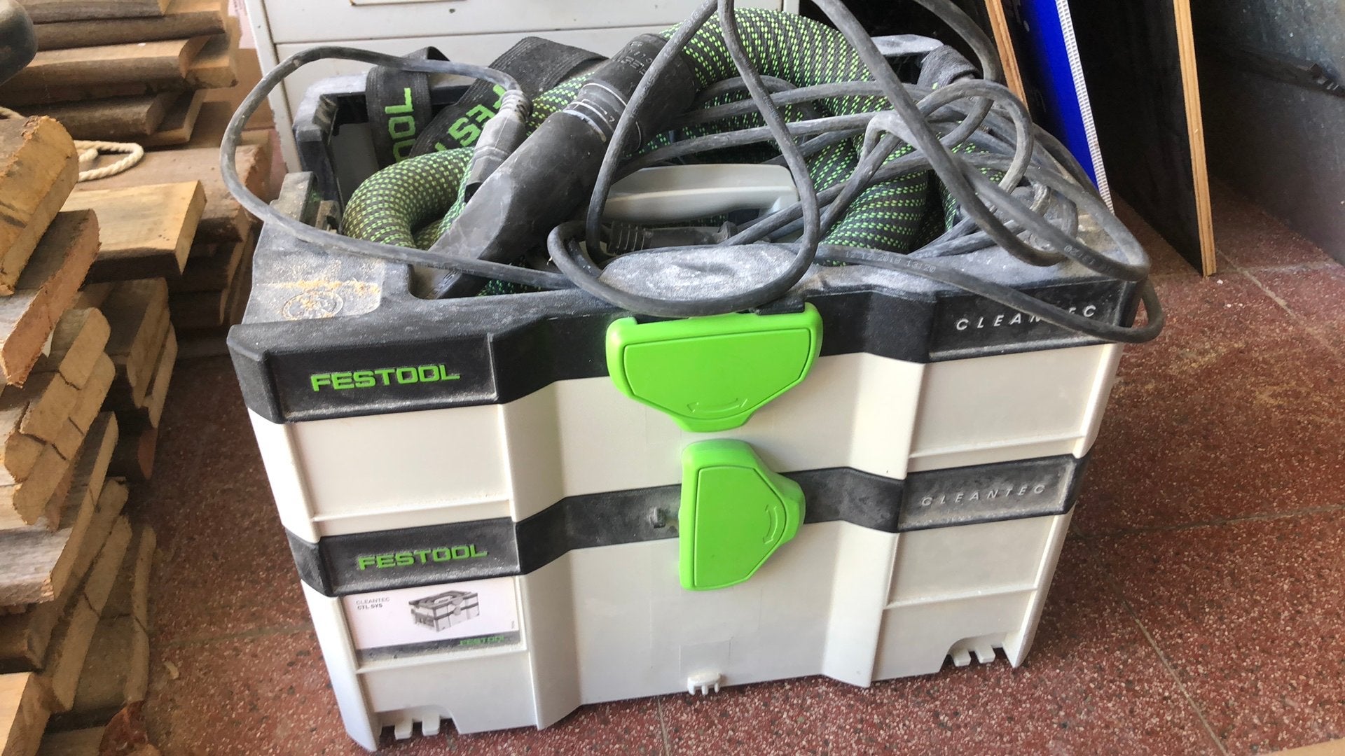 Stofzuiger Festool, Ophalen, Gebruikt