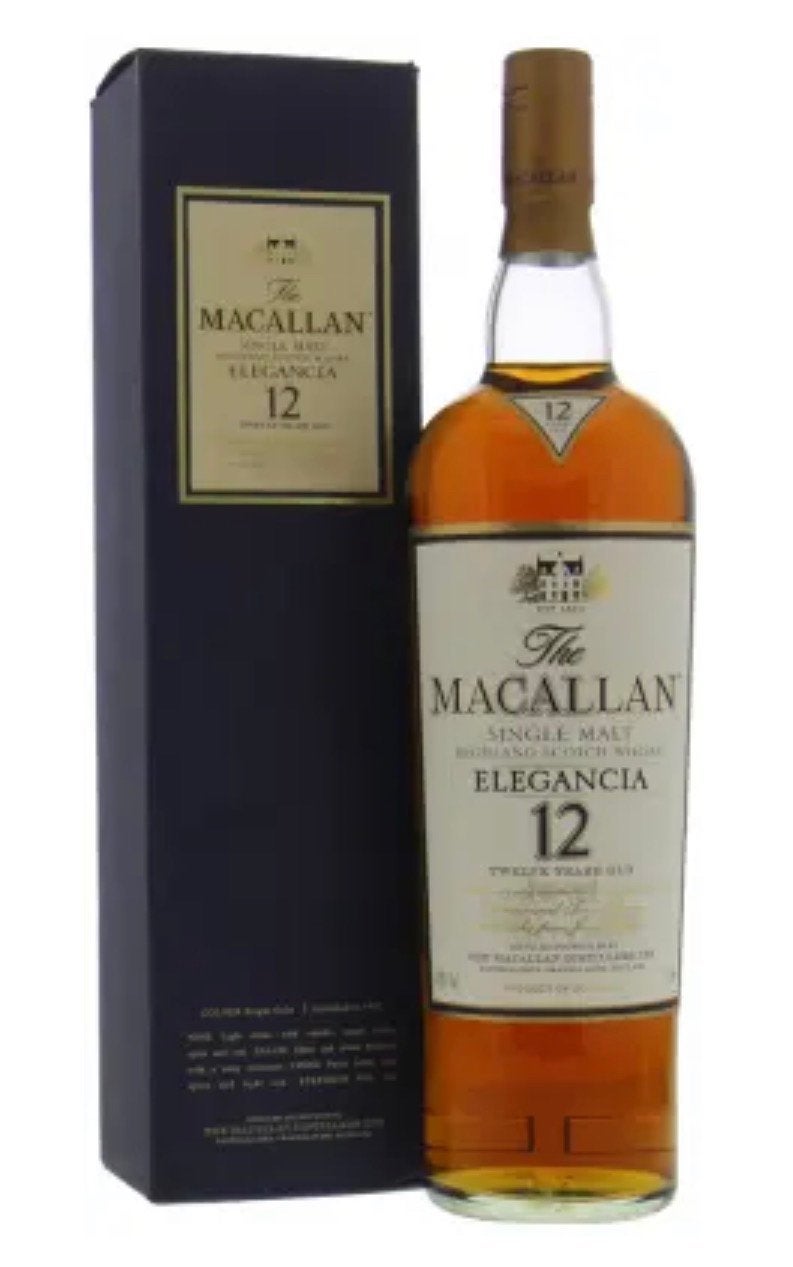 Macallan 12 jaar oud elegancia, Verzamelen, Ophalen of Verzenden, Zo goed als nieuw