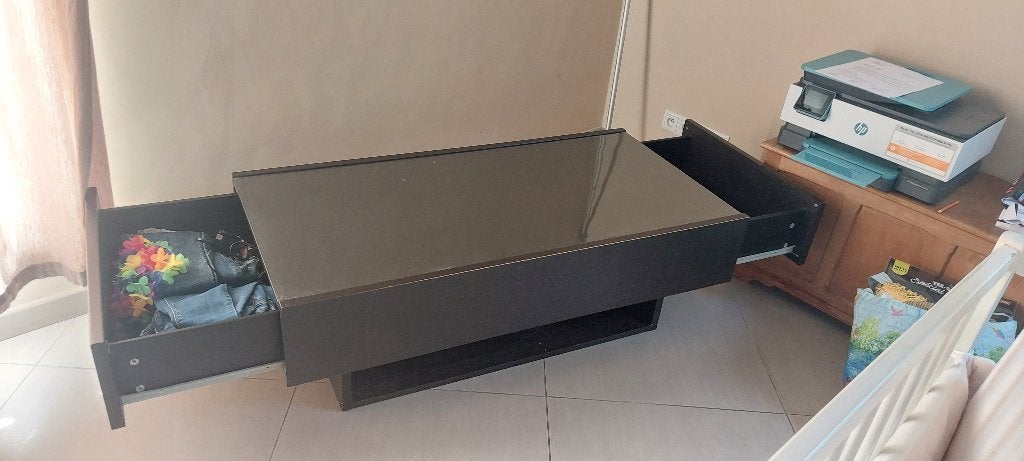 Table basse, Autres essences de bois, Comme neuf, Enlèvement, Rectangulaire