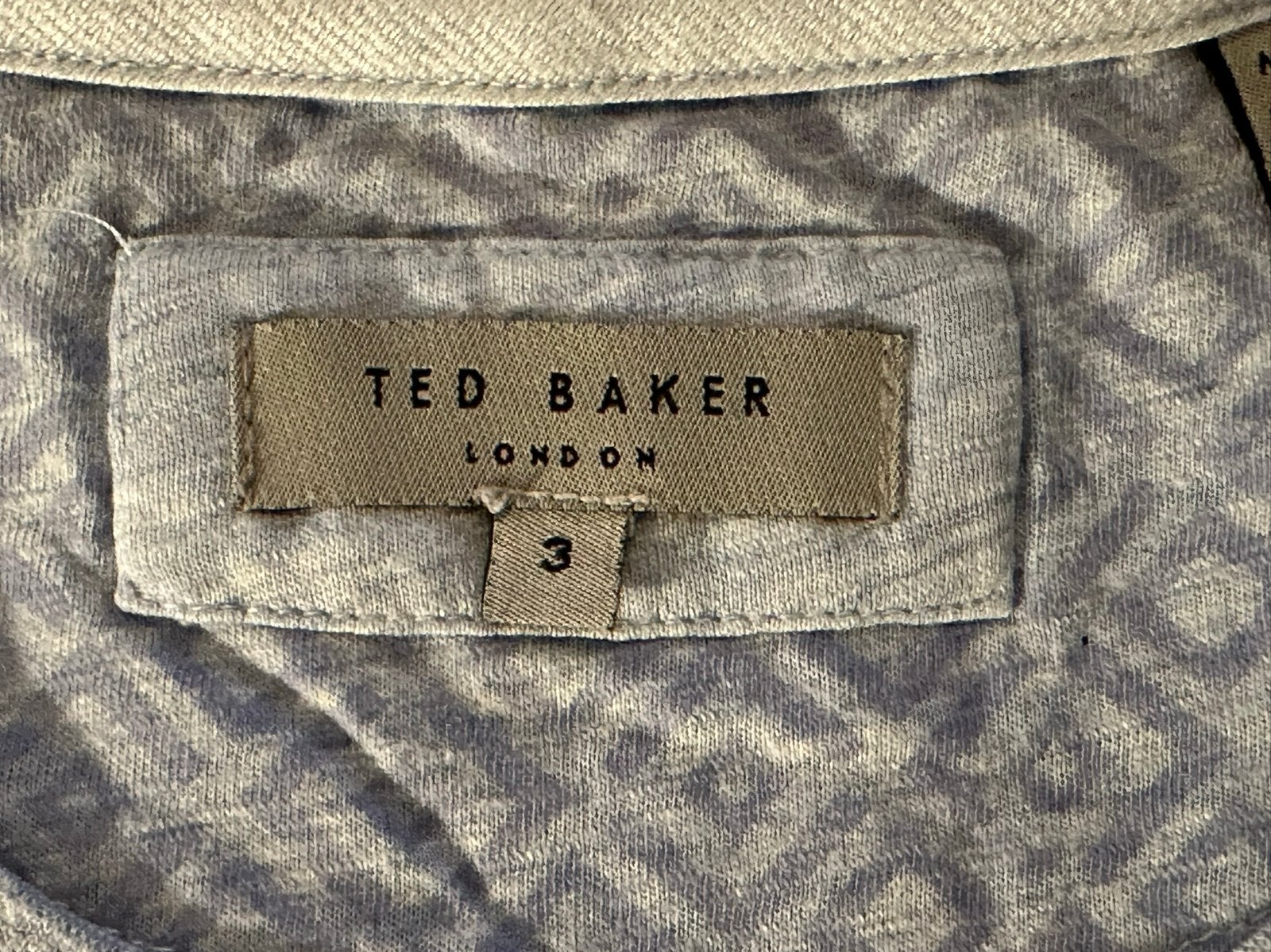 T shirt Ted Baker, Ophalen of Verzenden, Gedragen, Maat 48/50 (M), Blauw