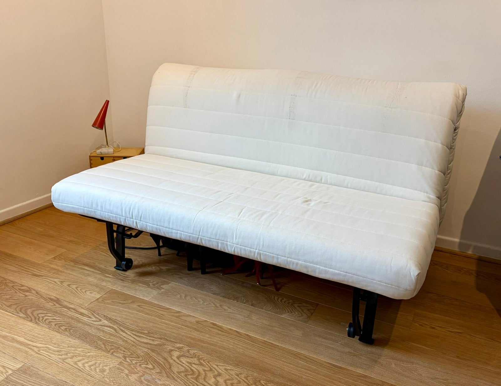 IKEA canapé lit, 140 cm, Enlèvement, Utilisé, Deux personnes
