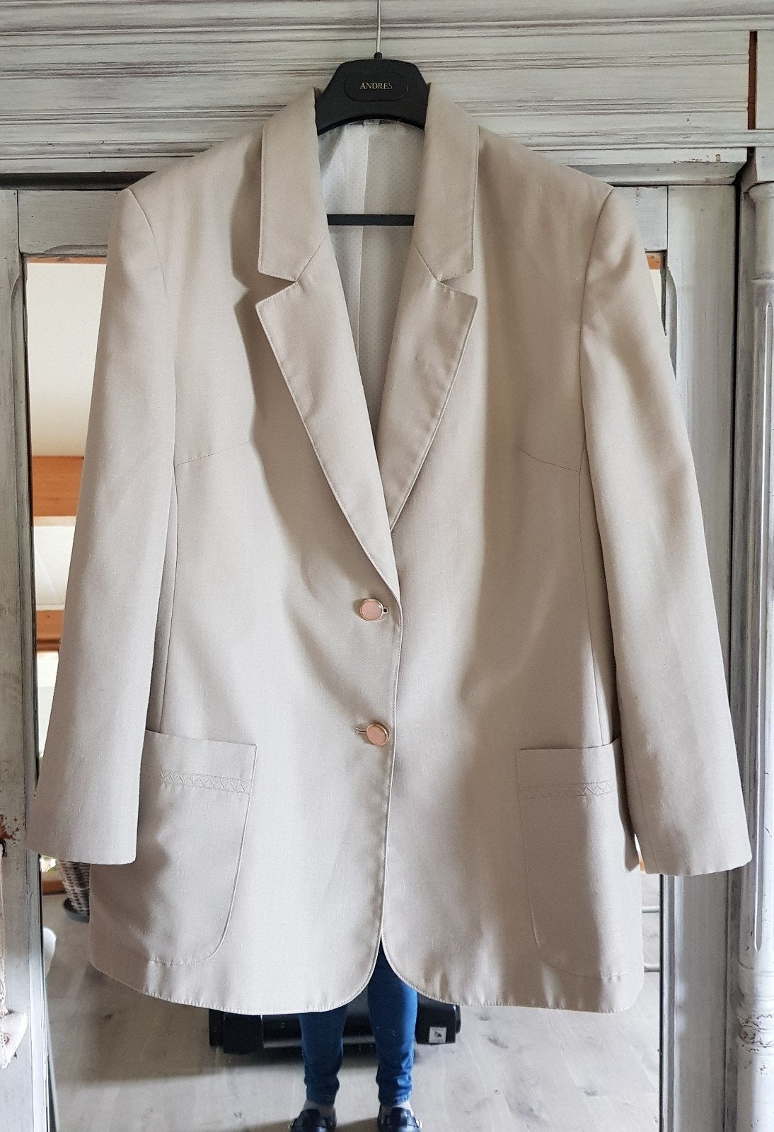 Veste homme claire légère et confortable de marque "NINO"., Enlèvement