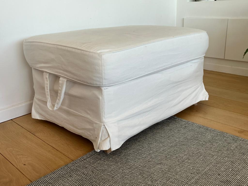 A DONNER - Pouf avec rangement Ikea Ektorp, Enlèvement, Utilisé
