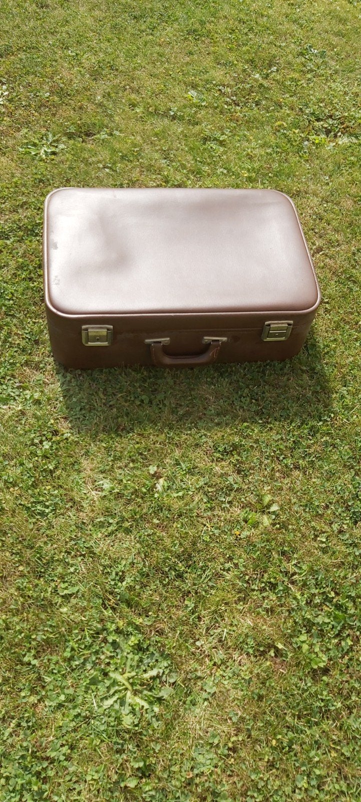 Valise Vintage, Bijoux, Sacs & Beauté, Valises, Cuir, Enlèvement