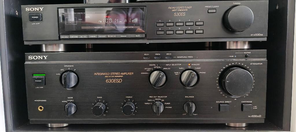Sony ES serie-versterker en tuner, Ophalen, Zo goed als nieuw, 60 tot 120 watt, Sony