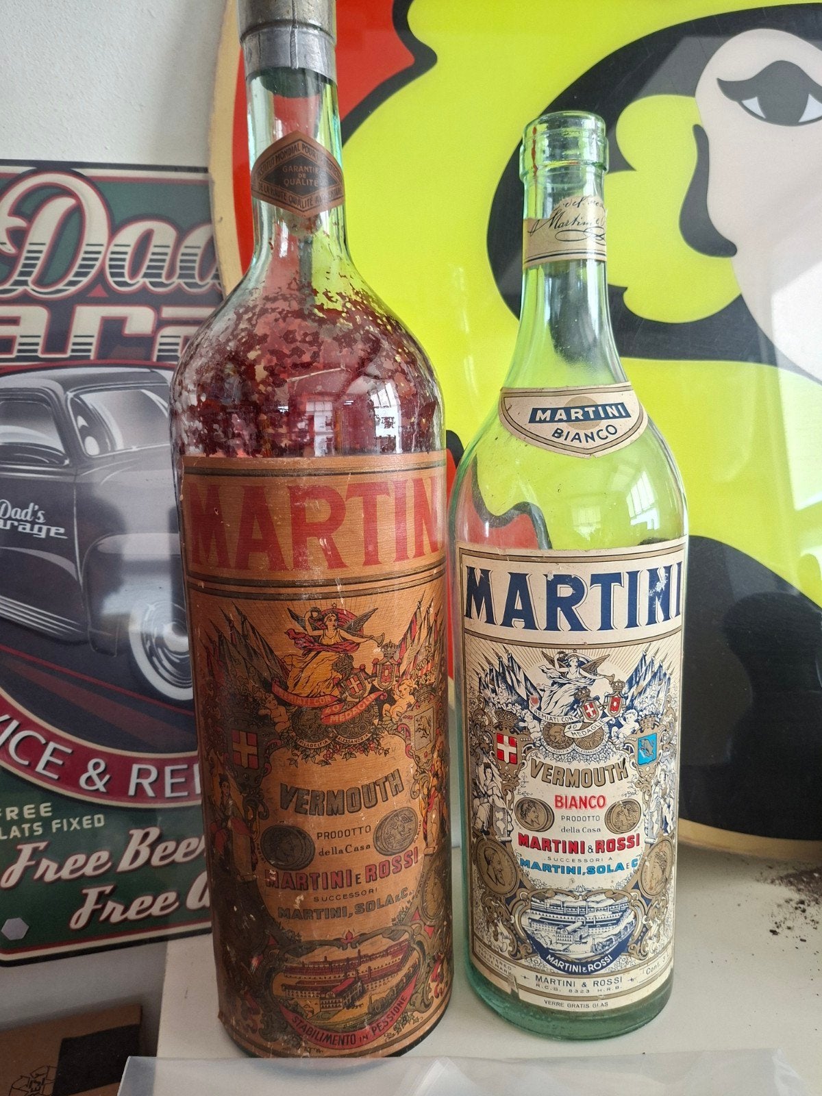 bouteilles de martini, Enlèvement ou Envoi