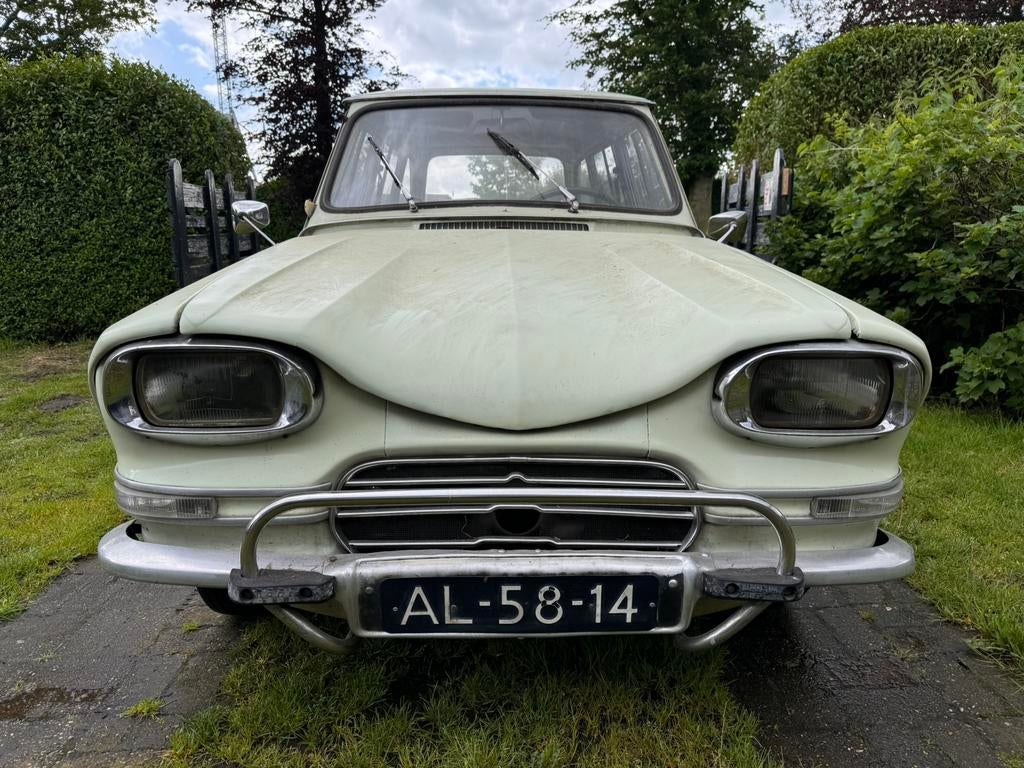 Citroën Ami 6 Break 1968 origineel ongelaste staat 32383 km, Autos, Oldtimers & Ancêtres, Achat, Citroën, Boîte manuelle, Beige