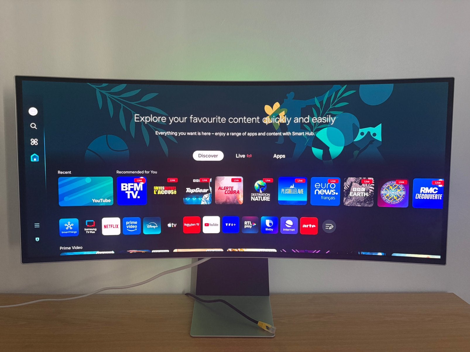 Monitor samsung Odyssey G8 34inch ultra wide, Computers en Software, Monitoren, Ophalen, Nieuw, 151 t/m 200 Hz