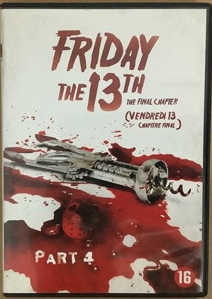 Friday the 13th part 4: The Final Chapter (1984) Dvd, Cd's en Dvd's, Dvd's | Horror, Gebruikt, Slasher, Spaans, Ophalen of Verzenden