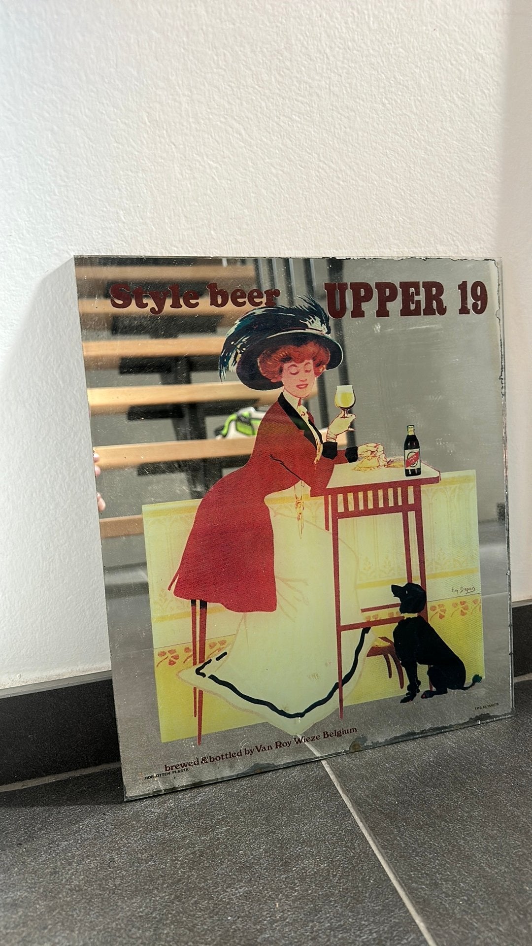 Upper 19 Reclamebord, Verzamelen, Ophalen of Verzenden, Zo goed als nieuw, Reclamebord
