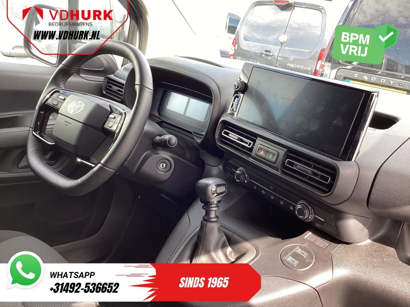 Toyota PROACE CITY 1.5 130 pk Carplay/ Camera/ Stoelverw./ S, Automaat, Wit, Bedrijf, Diesel