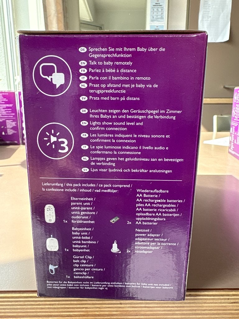 Moniteur pour bébé Philips Avent SCD715, Enlèvement ou Envoi, Neuf, 250 mètres ou plus