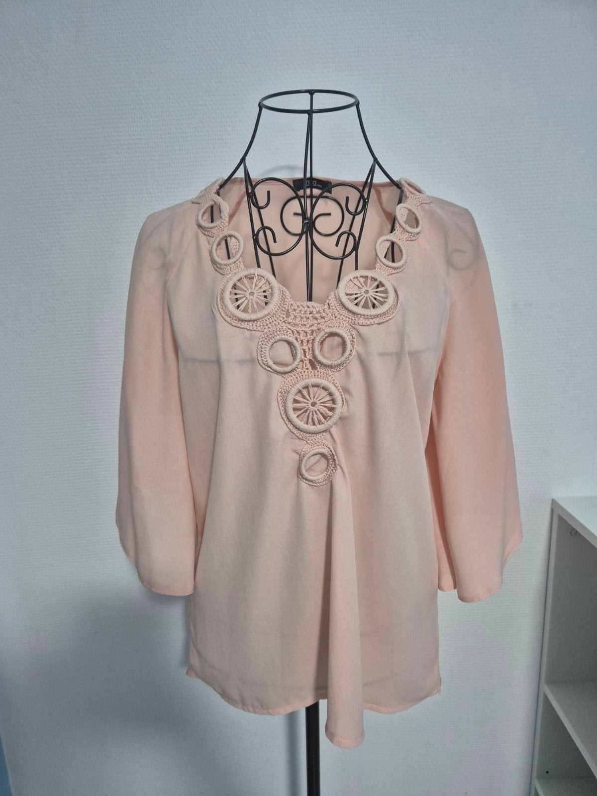 Blouse S, Ophalen of Verzenden, Zo goed als nieuw, Roze, Maat 36 (S)