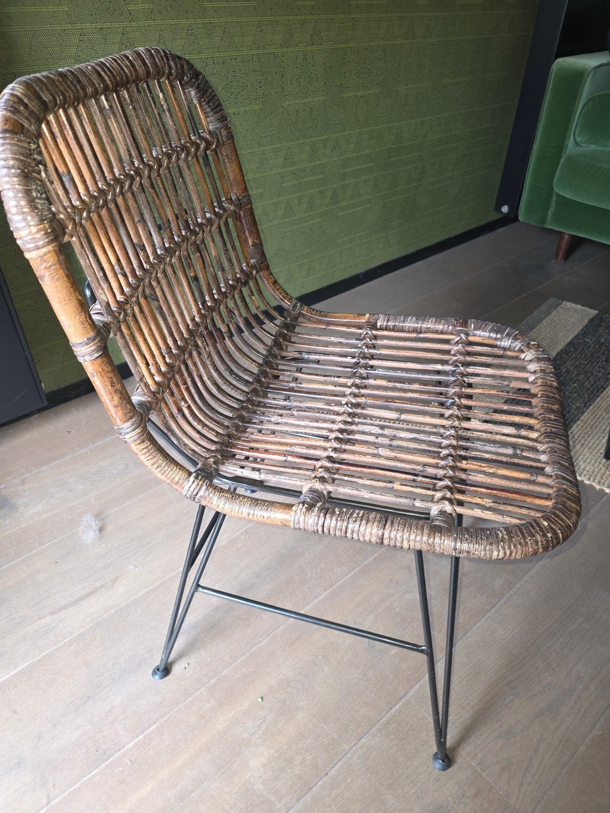 Riet zitstoelen, Ophalen