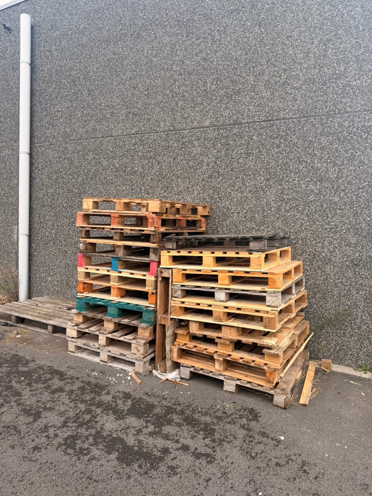Gratis paletten, Gebruikt, 250 tot 300 cm, 50 mm of meer, Beuken