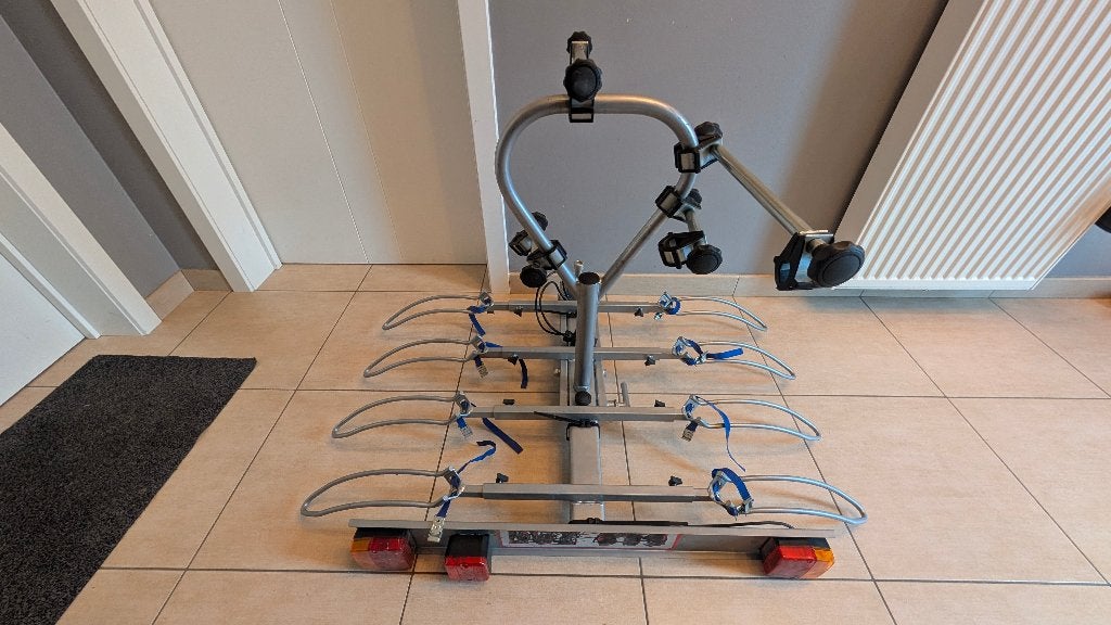 Porte vélos 4 positions, Autos : Divers, Porte-vélos, Enlèvement, 3 vélos ou plus, Comme neuf, Support d'attelage