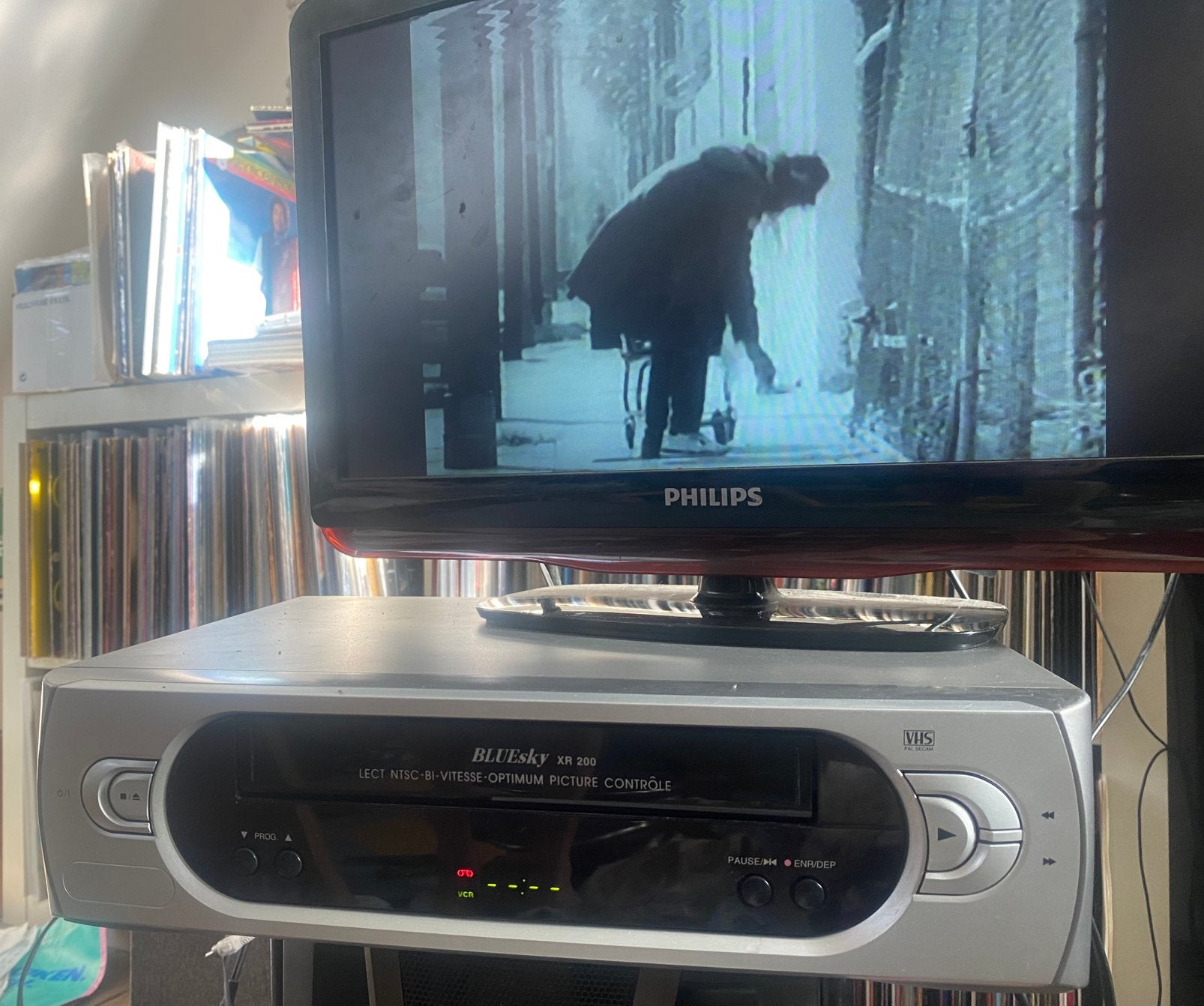 Magnétoscope VHS/Magnétoscope Bluesky XR 200, TV, Hi-fi & Vidéo, Enlèvement ou Envoi, Comme neuf, Lecteur ou enregistreur VHS