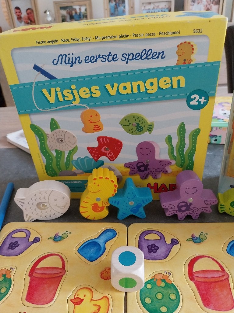 gezelschapsspel : visjes vangen, Enlèvement, Comme neuf, Découverte