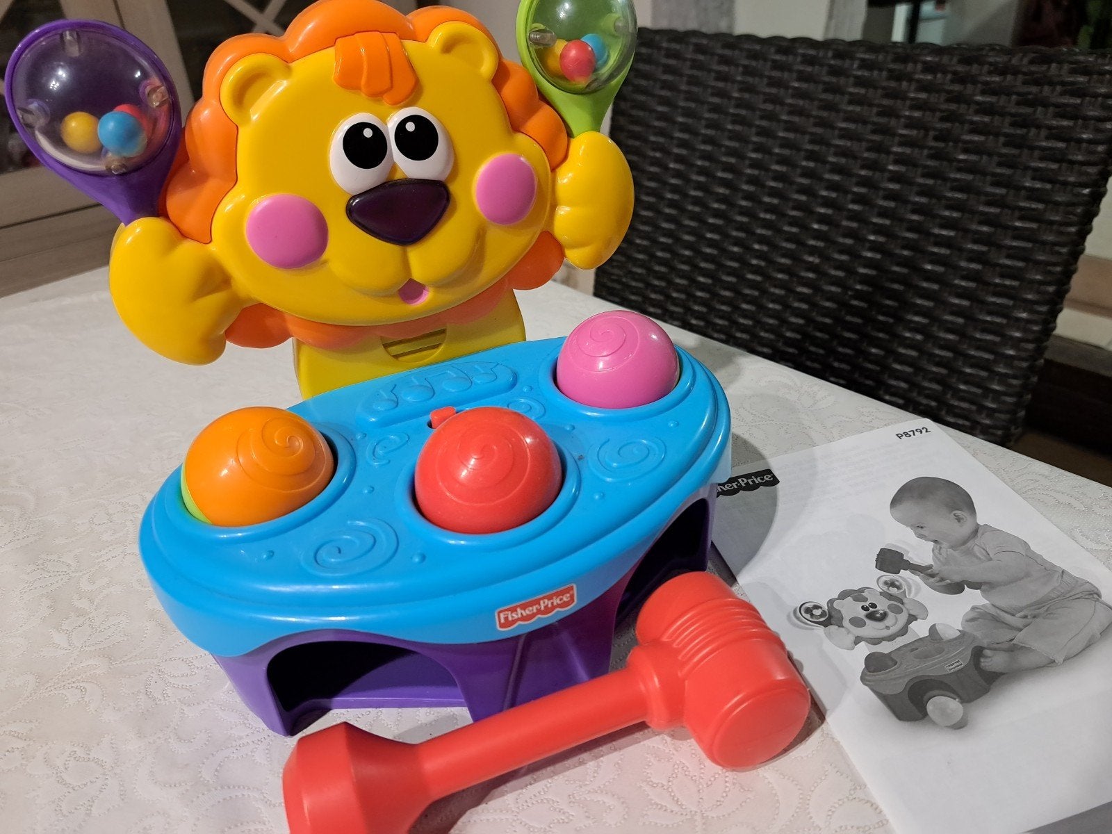 Fisher price lion musical, Enlèvement