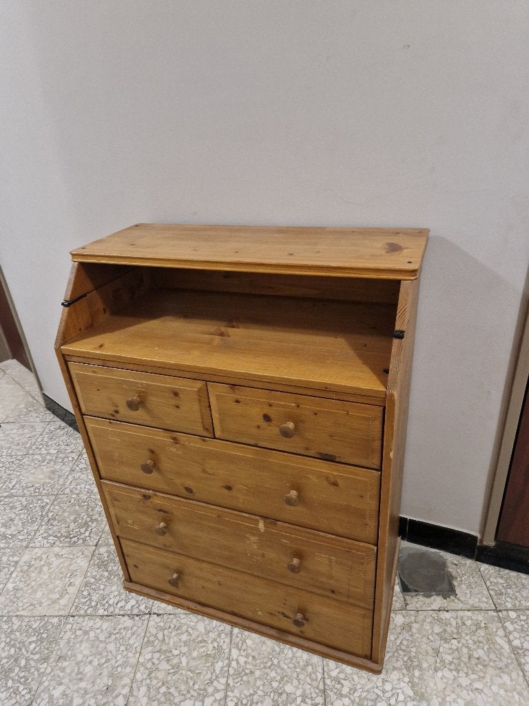 Commode table à langer, Maison & Meubles, 25 à 50 cm, 5 tiroirs ou plus, Style campagnard, Moins de 100 cm