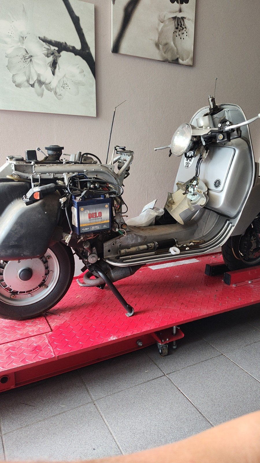Vespa 125 Restomod van LML Automatik., Ophalen, 1 cilinder