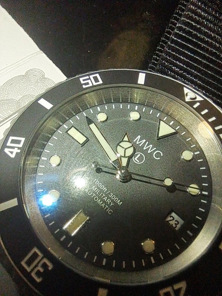 Montre MWC submariner, Bijoux, Sacs & Beauté, Montres | Hommes, Montre-bracelet, Autres marques, Enlèvement ou Envoi, Synthétique