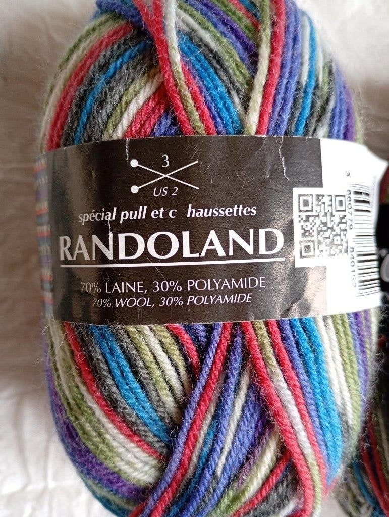 Chaussettes Laines Plassard Randoland 7 en laine 3x, Hobby & Loisirs créatifs, Tricot & Crochet, Enlèvement ou Envoi, Neuf, Tricot ou Crochet