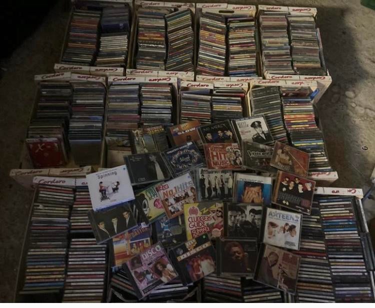 500 CD’s allerlei/100€, Cd's en Dvd's, Ophalen, Zo goed als nieuw