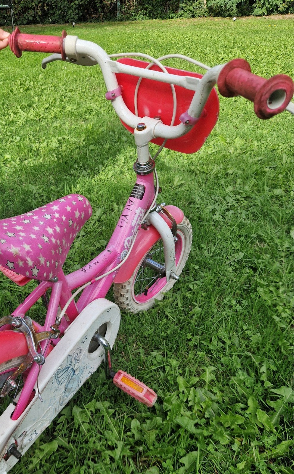 meisjesfiets 12 inch, Enlèvement