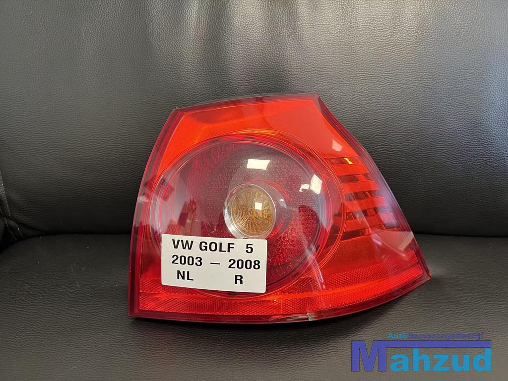 VW GOLF 5 Rechts buiten achterlicht 2003-2009, Gebruikt, Volkswagen, Volkswagen AG, Vw@volkswagen.de