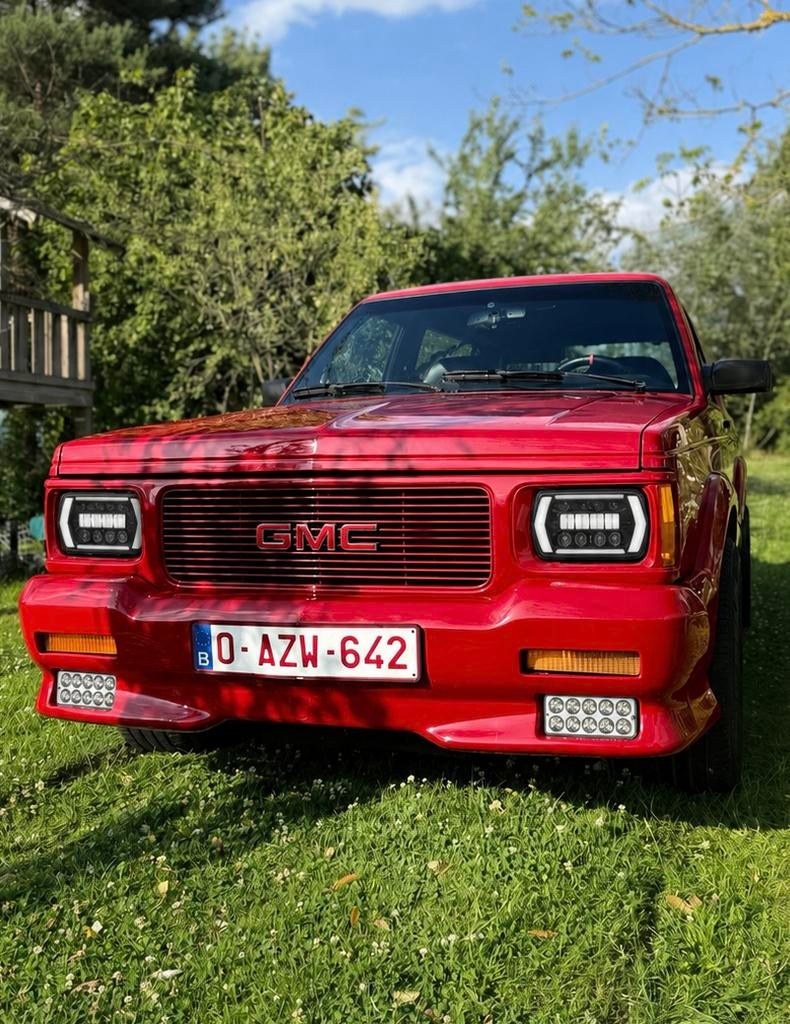 GMC Typhoon 1993 4.3 V6 4X4 Launch 🚀 5.3sec/ Red apple 1/77, Autos, Achat, Boîte manuelle, 2 portes, Particulier
