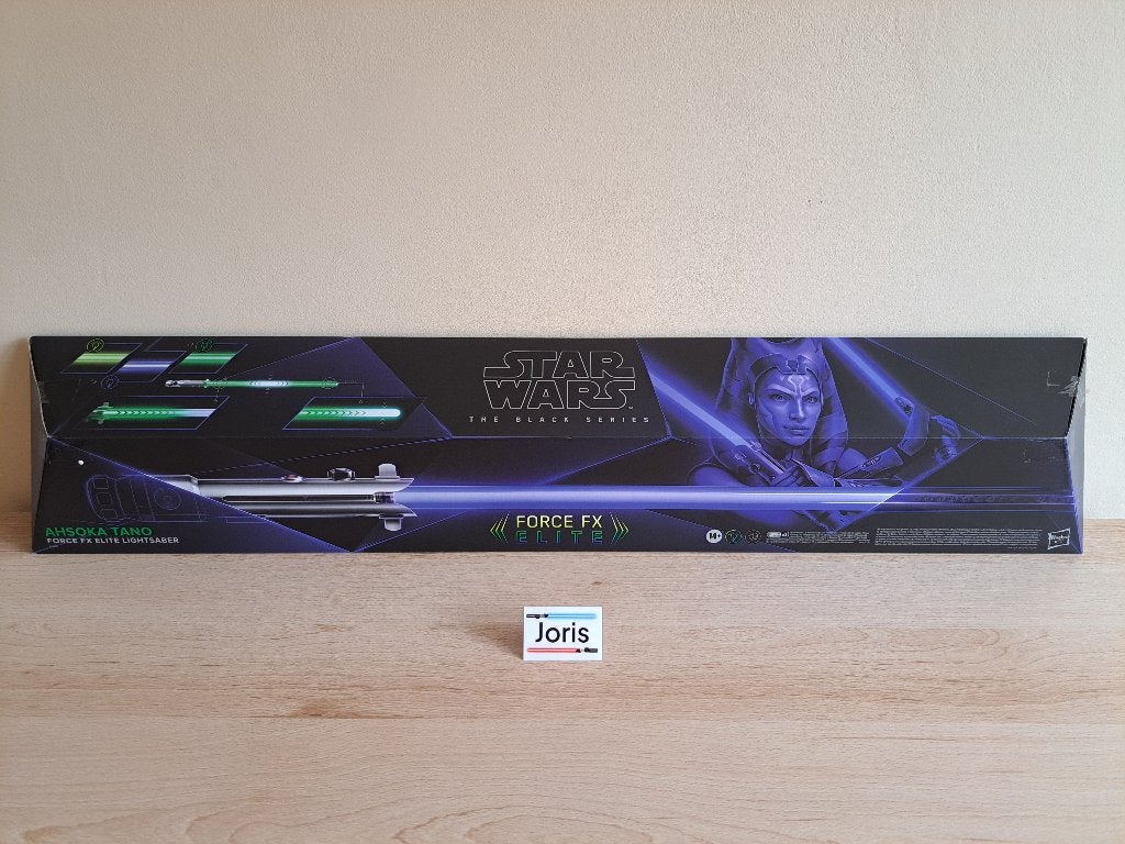 Ahsoka (Clone Wars) lightsaber - Hasbro The Black Series, Verzamelen, Star Wars, Ophalen of Verzenden, Zo goed als nieuw, Replica