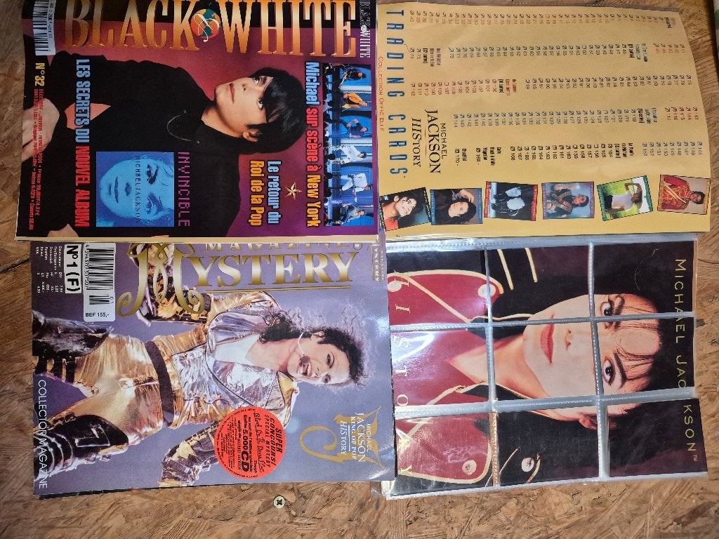 Michael Jackson kaarten, Cd's en Dvd's, Ophalen, Gebruikt, Pop, Inclusief boekje