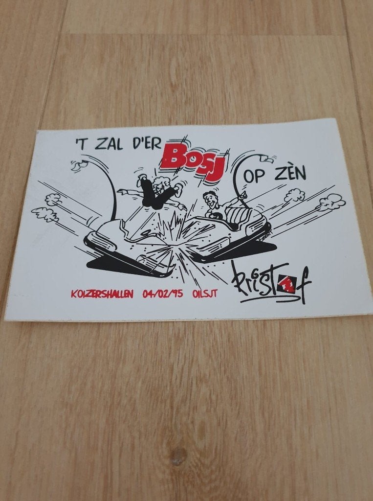 Carnaval Aalst sticker Prins Kristof 1995, Enlèvement ou Envoi, Neuf