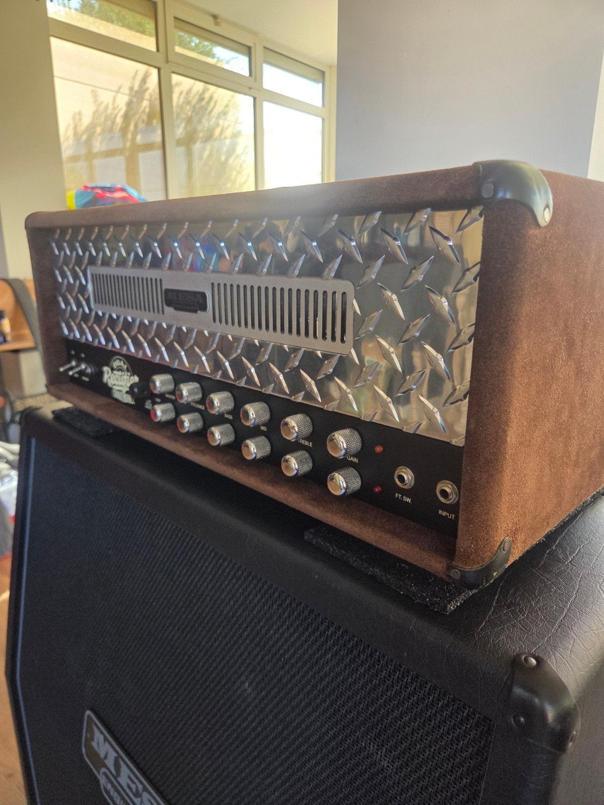 zeer zeldzaam! vroege mesa dual rectifier rev G 4x12 cab, Ophalen, Nieuw, Gitaar, 100 watt of meer