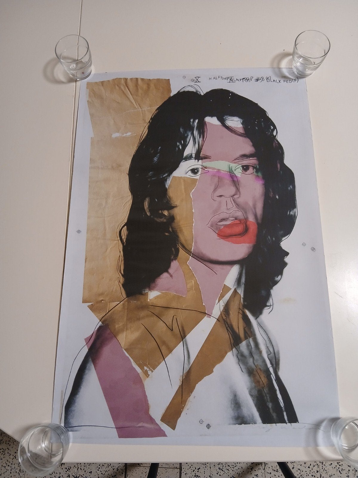 Mick jagger by andy warhol, Ophalen of Verzenden