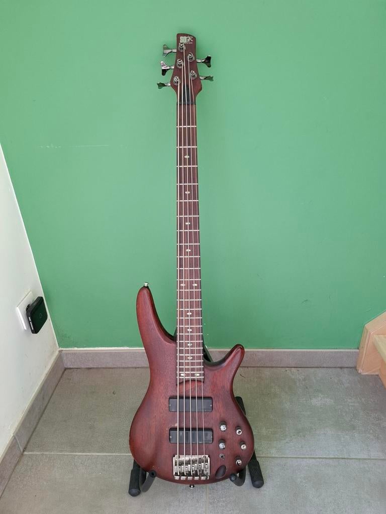 Ibanez SR505 5-string basgitaar + flightcase, Muziek en Instrumenten, Ophalen